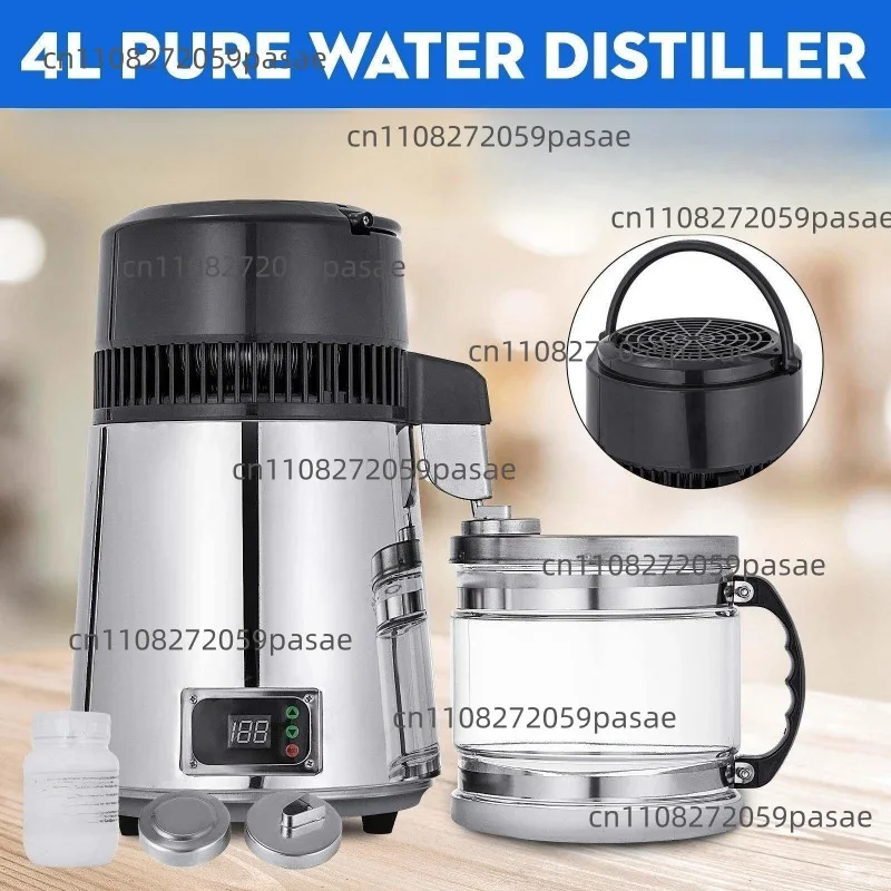 New Distilled Water Machine SC-3 Stainless Steel Bright Silver Distilled Water Machine with Temperature Control