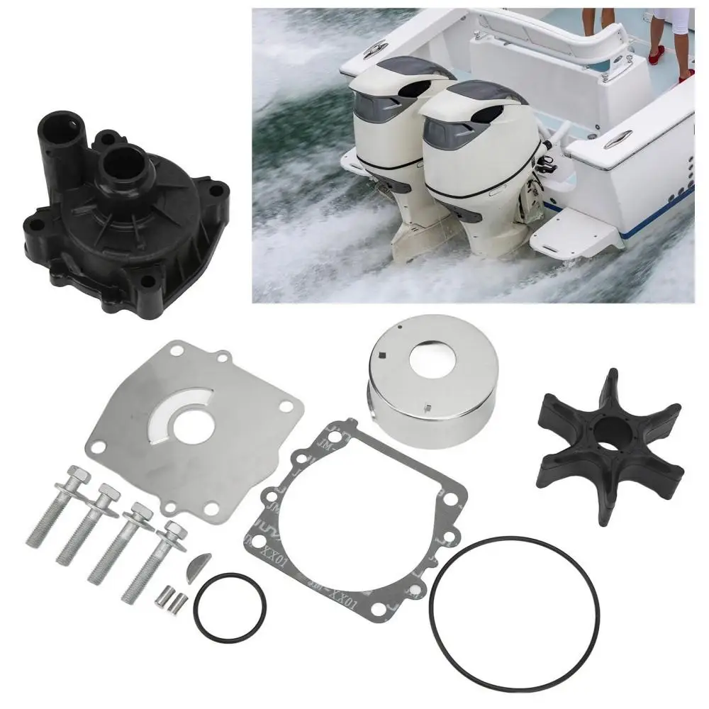 Água Bomba Impeller Repair Kit, compatível para motor de popa Modelo 150HP 175HP 200HP 225HP 250HP 300HP 61A-W0078-A3-00