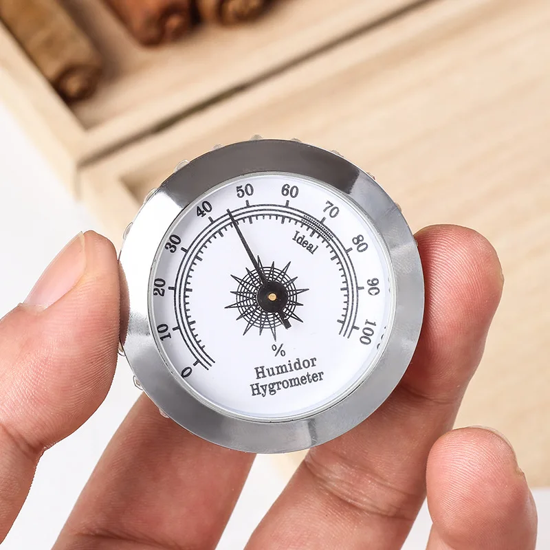 5Cm Metal Hygrometer Adjustable Proofreading, Pointer Hygrometer
