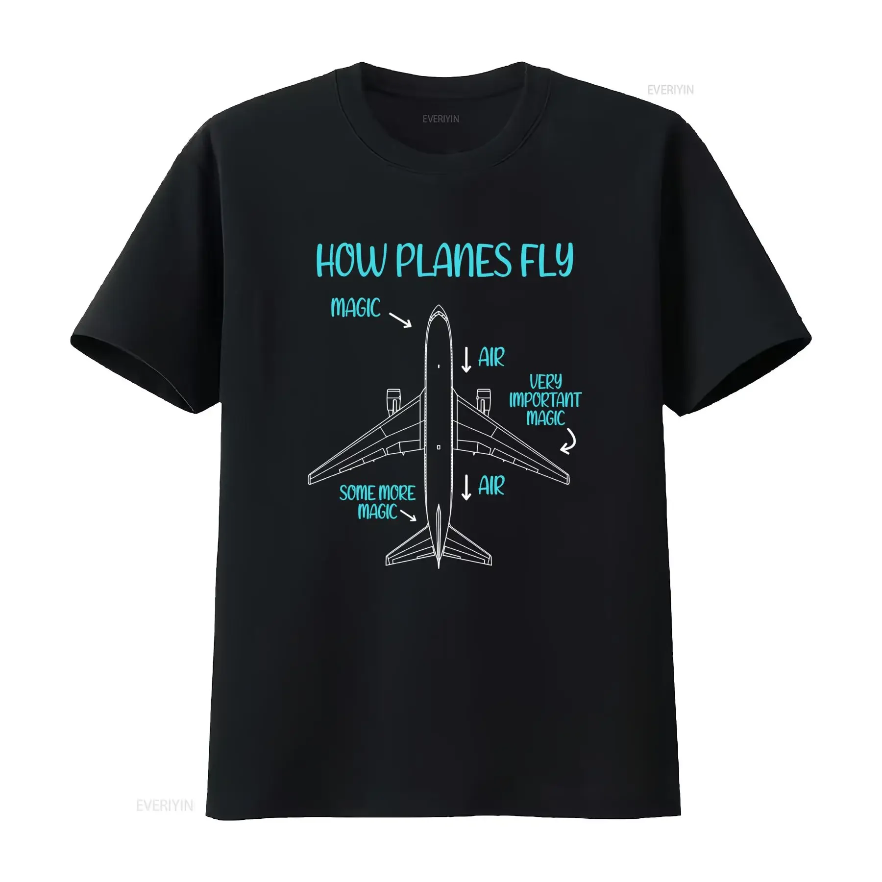 Funny How Planes Fly T Shirt Aerospace Engineer vintage Washed Comfortable graphic Stylish Top For Everyday Wear Breathable