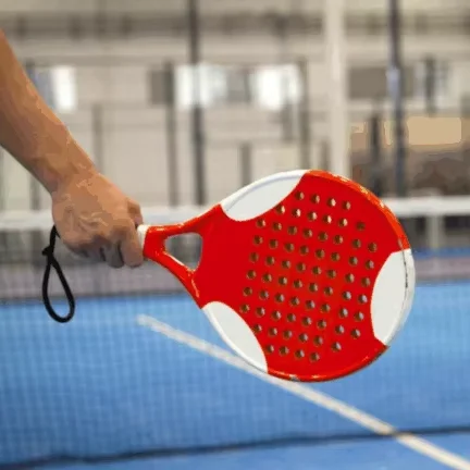 

18K Carbon Fiber Padel Racket, Diamond Shape Paddle for Power and Control, Lightweight Professional Padel Tennis Racket