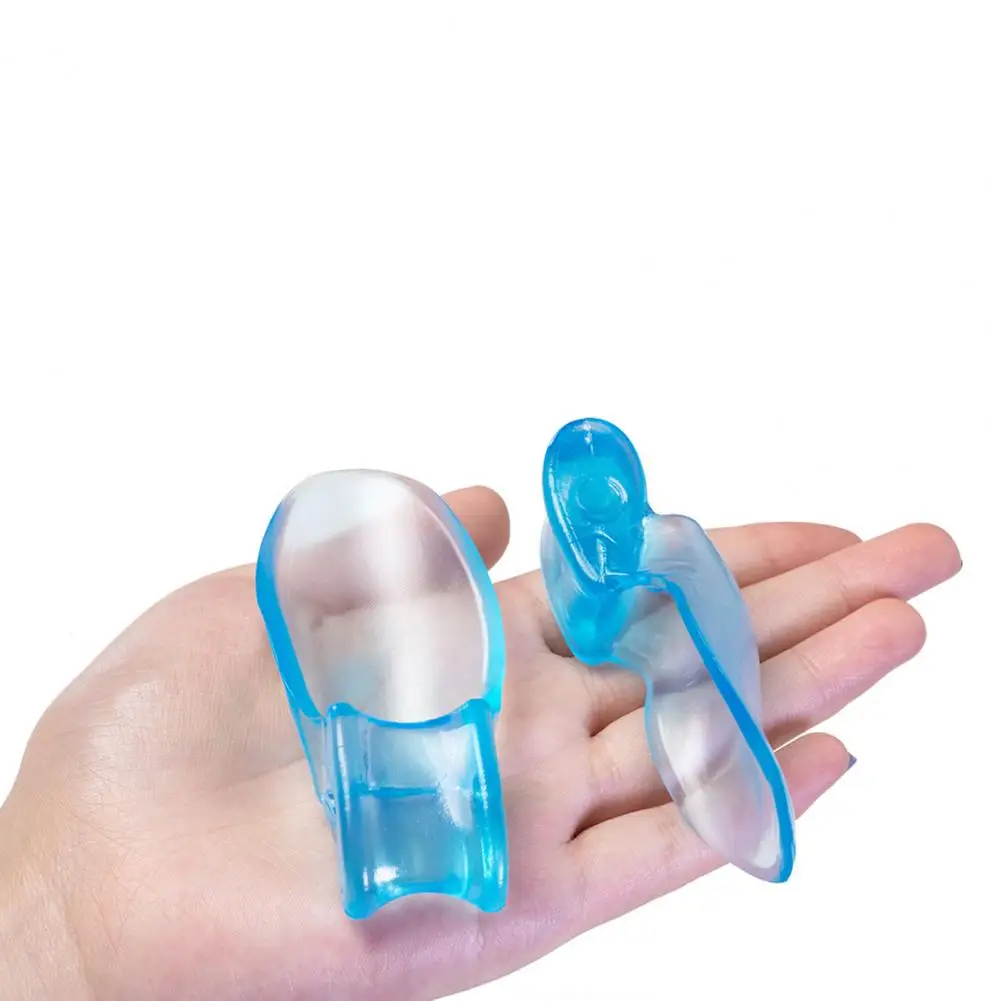 1 par prático aliviar dor pé dedos protetor dedo do pé espaçador silicone endireitar dedos dobrados