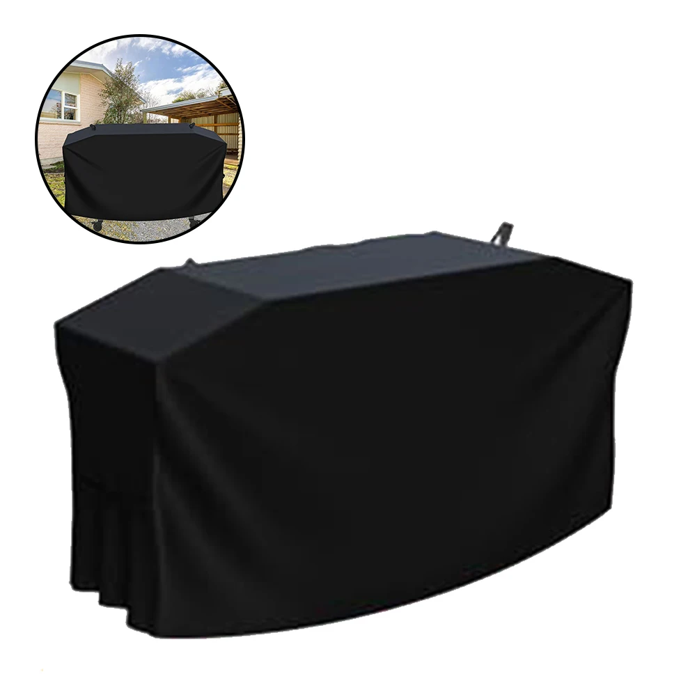 NEW Barbecue Grill Cover 210D Oxford Fabric For Bronco 5 Burner 44-inch Propane Baking Pan For Outdoor Garden Tool Parts