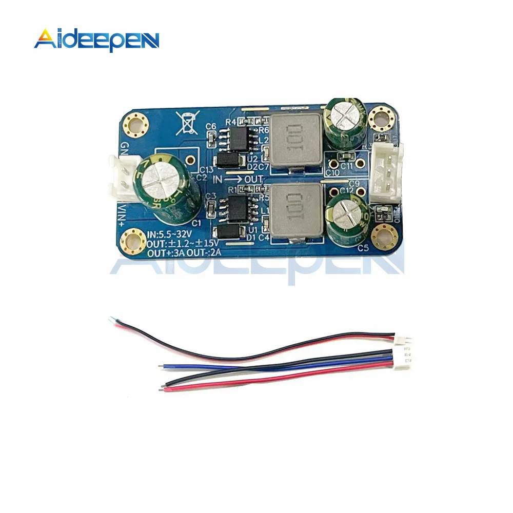 TPS5430 Switching Power Supply Module to Positive Negative Power Supply 5-32V to 1.2V/3.3V/5V/9V/12V/15V Volt Regulator Convert