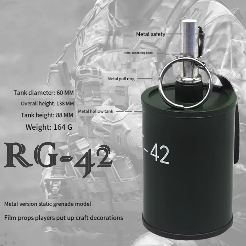 لعبة RG42 نسخة معدنية غير وظيفية نموذج ثابت وسائل تعليمية الحرف اليدوية لاعب جمع من فيلم التلفزيون الدعائم الديكور #1