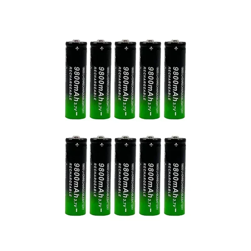 Rechargeable battery original new product hot selling 18650 lithium-ion 3.7V 9800MAH suitable for microcomputers and smartphones