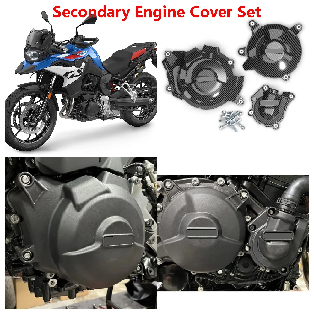 

Fit for BMW F800GS F900GS ADV 2024 New GS F800 F900 Adventure Motorcycle Secondary Engine Case Cover Set Protection Guards Kits