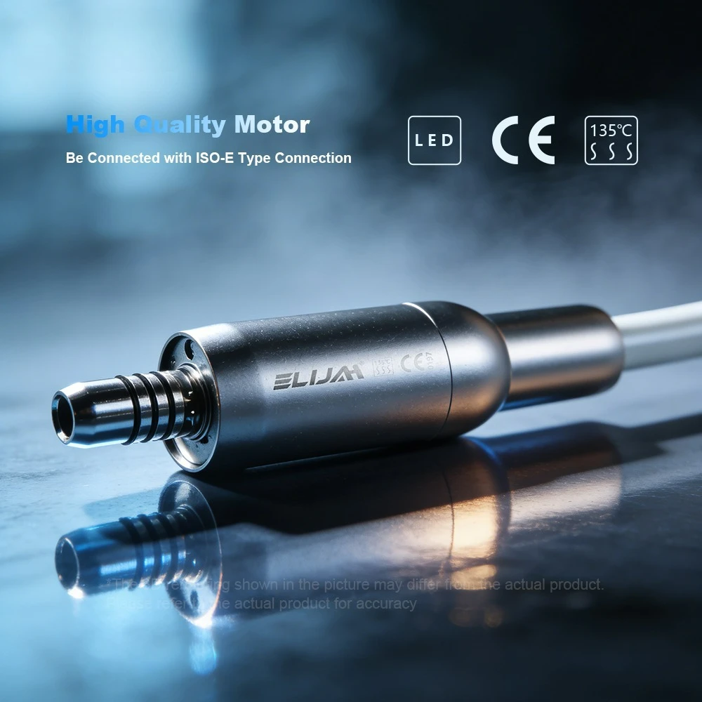 Dental LED Brushless Electric Micro Motor With Water Tank Internal Spray 2/4 Holes fit 1:1/1:5/16:1 Handpiece Dentistry Tools