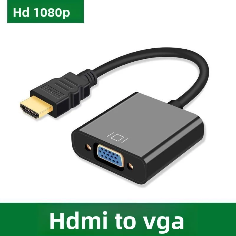 

HDMI To VGA Adapter 1080P Converter with 3.5mm Audio Jack and Android Interface Power Supply for HDMI Laptop PC PS4 Xbox & More