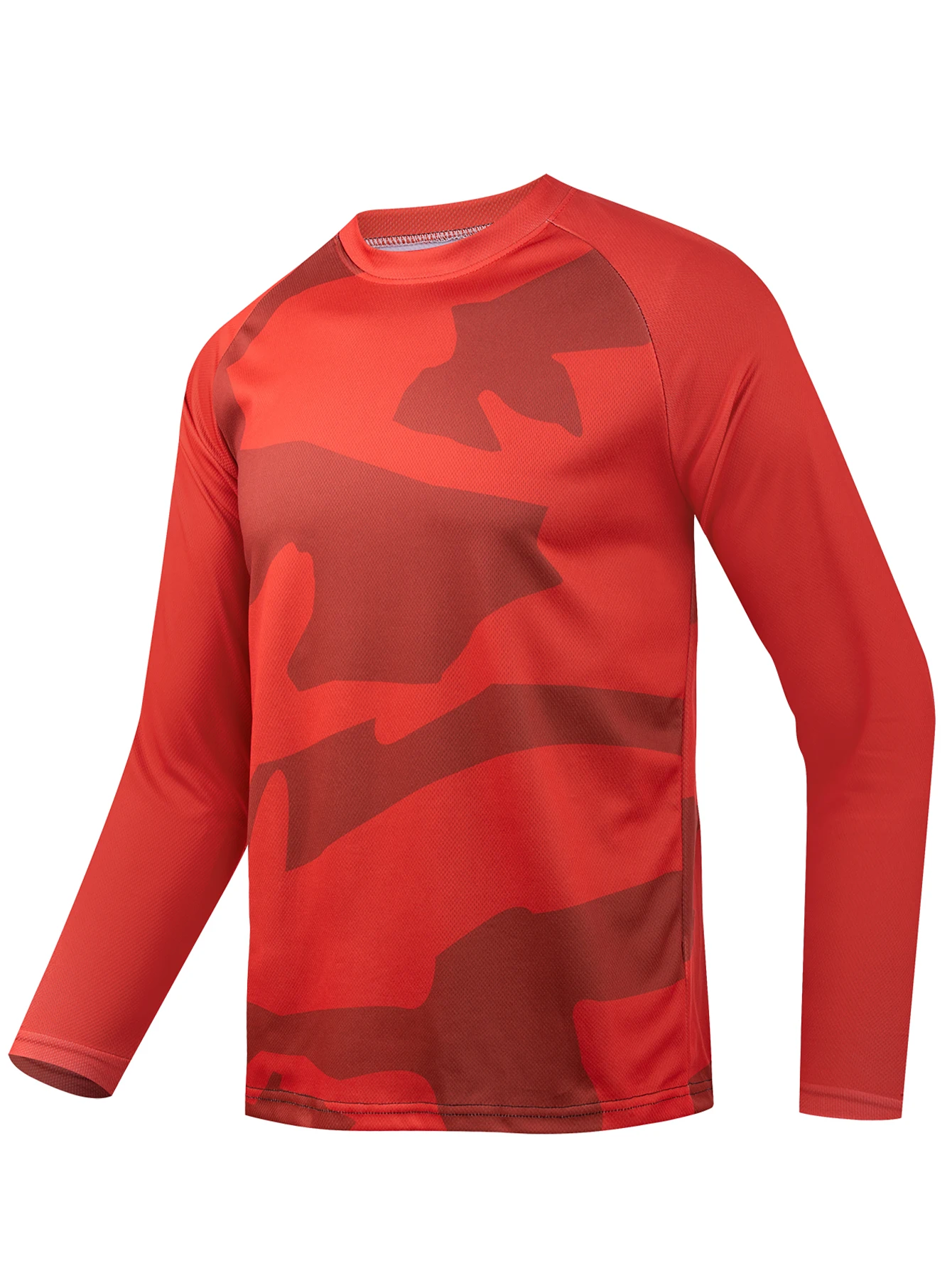 

Men's Mountain Bike Shirts Long Sleeve Off-Road Motocross Jersey Quick Dry&Moisture-Wicking