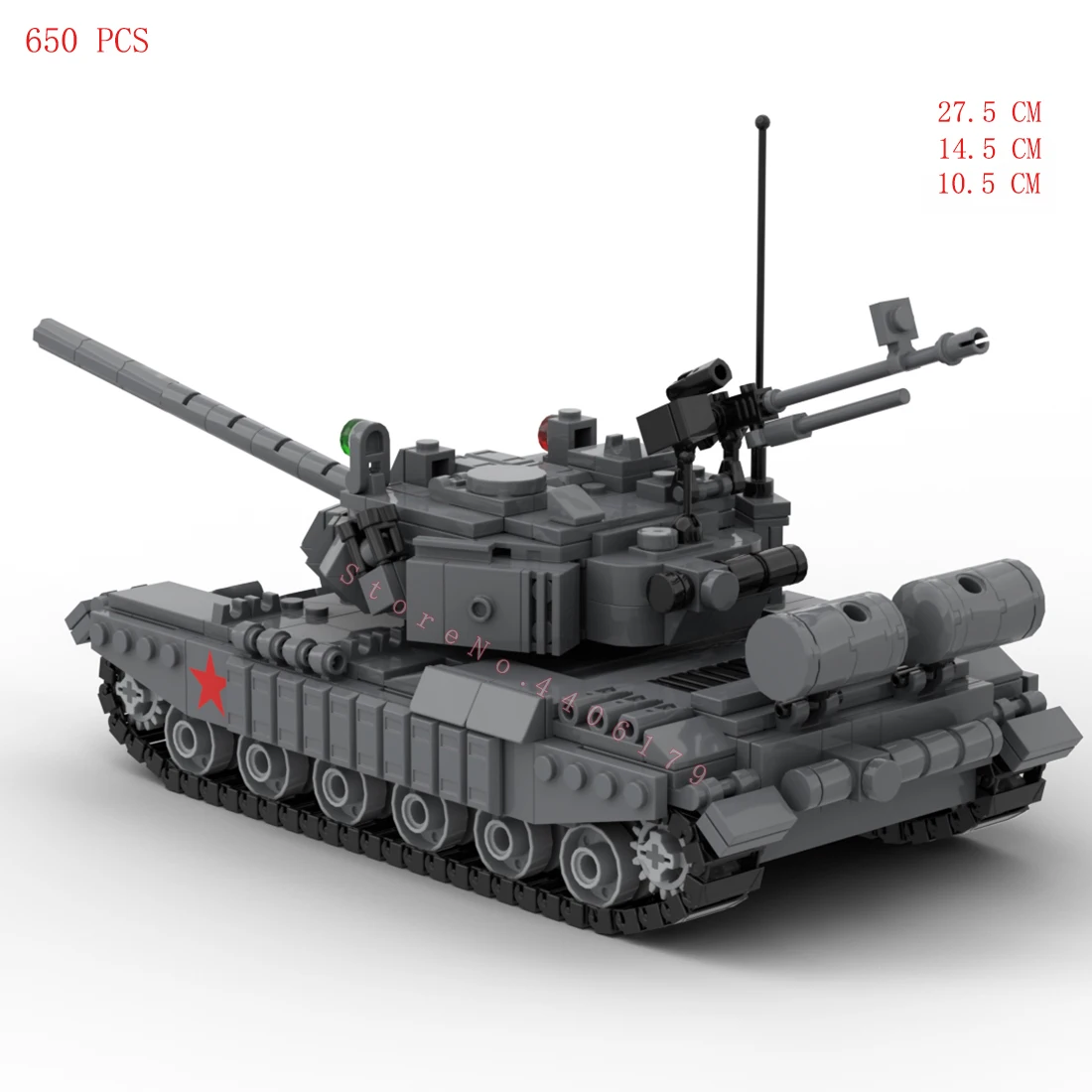 hot ww2 military Soviet Army T-72 main battle tank war Parade on Red Square vehicles weapons Building Blocks model bricks toys