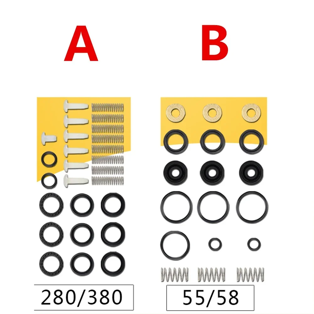 High Pressure Washer Car Washer Pump Water Seal Support Ring Accessories 280/380/55/58 Repair Kit Oil Seal