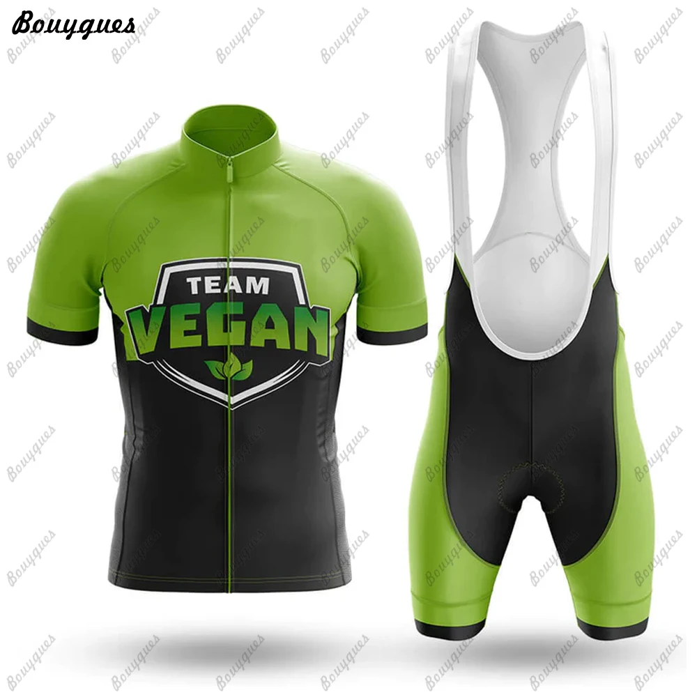 2023 Pro Team Premium VEGAN Cycling Jersey Set Breathable Racing Sport Bicycle Jersey Mens Cycling Clothing Short Bike Jersey image 3