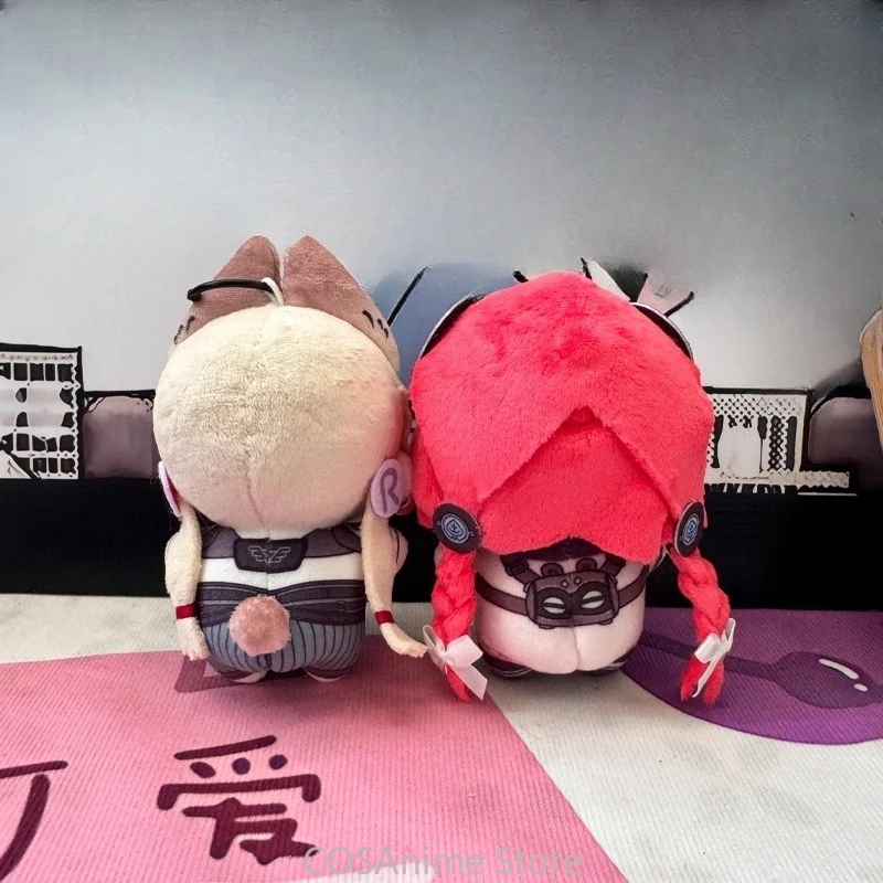 Gantungan Kunci Figur Anime Zenless Zone Zero Kawaii Cosplay Bahan Katun Lembut Bentuk Bintang Laut Alice Yuzuha 10cm, Hadiah