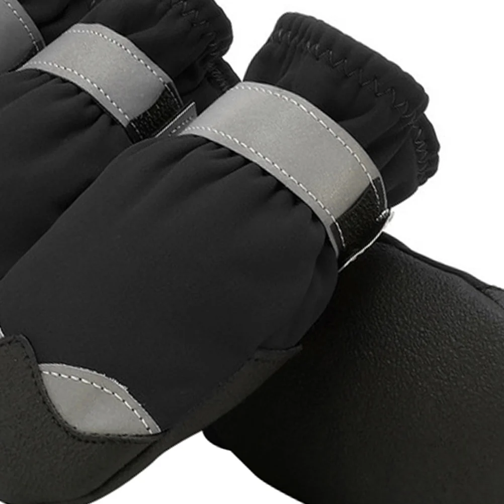 

Dog Boots for Snow Puppy Nonslip Rain Walking Shoes Waterproof Anti Skid Sole Bright Reflective Outsole Washable Soft