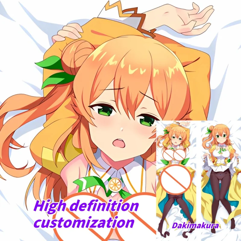 

Dakimakura Anime Hinatsuki Mikan Double-sided Print Life-size Body Pillow Cover Bedding Gifts
