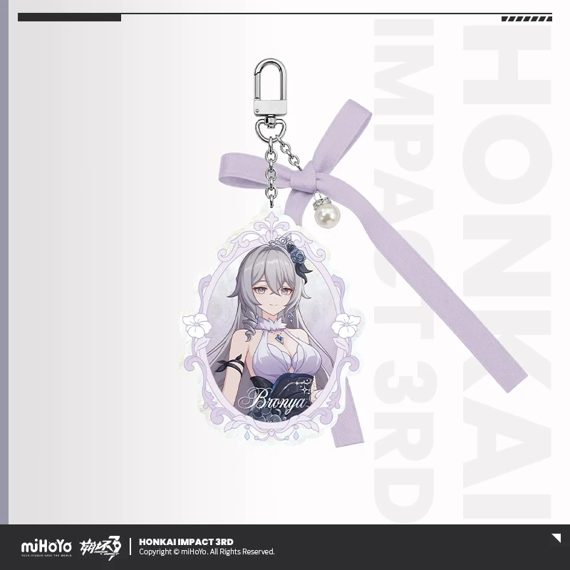Official HoYoverse Honkai Impact 3rd 10th Anniversary Starry Trail Series Acrylic Charm Keychain Anime Character Backpack Pendan