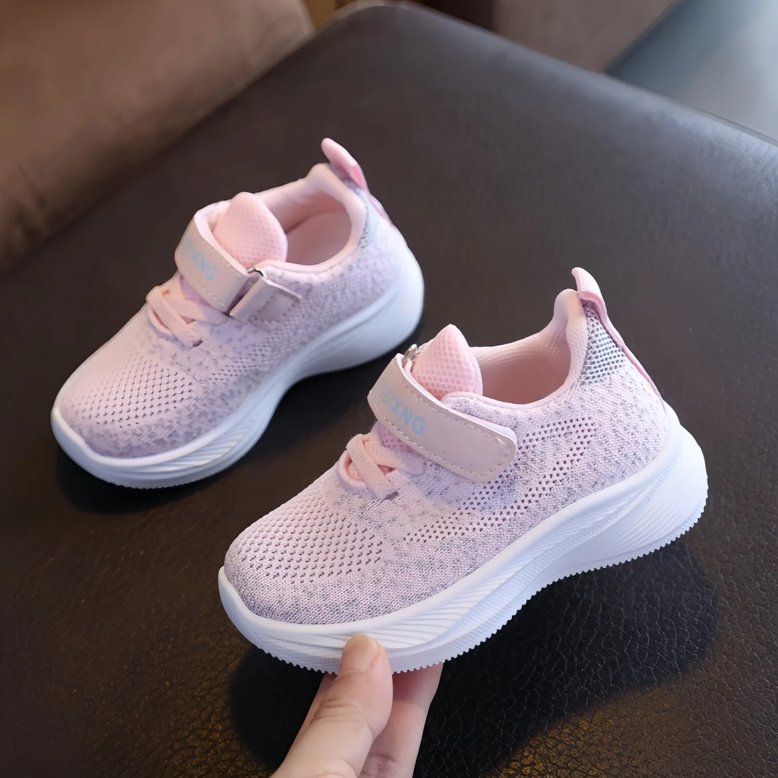 Unisex Boys Girls Knit Sneakers 2026 New Autumn Toddler Chunky Casual Sneakers Soft Sole Comfort Versatile School Outdoor Shoes
