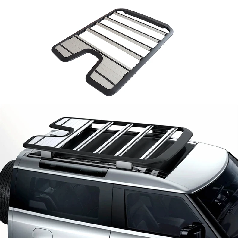 

Car Expand Platform Roof Racks Roof bar Aluminum Alloy for Land Rover New Defender Accessoriescustomcustom