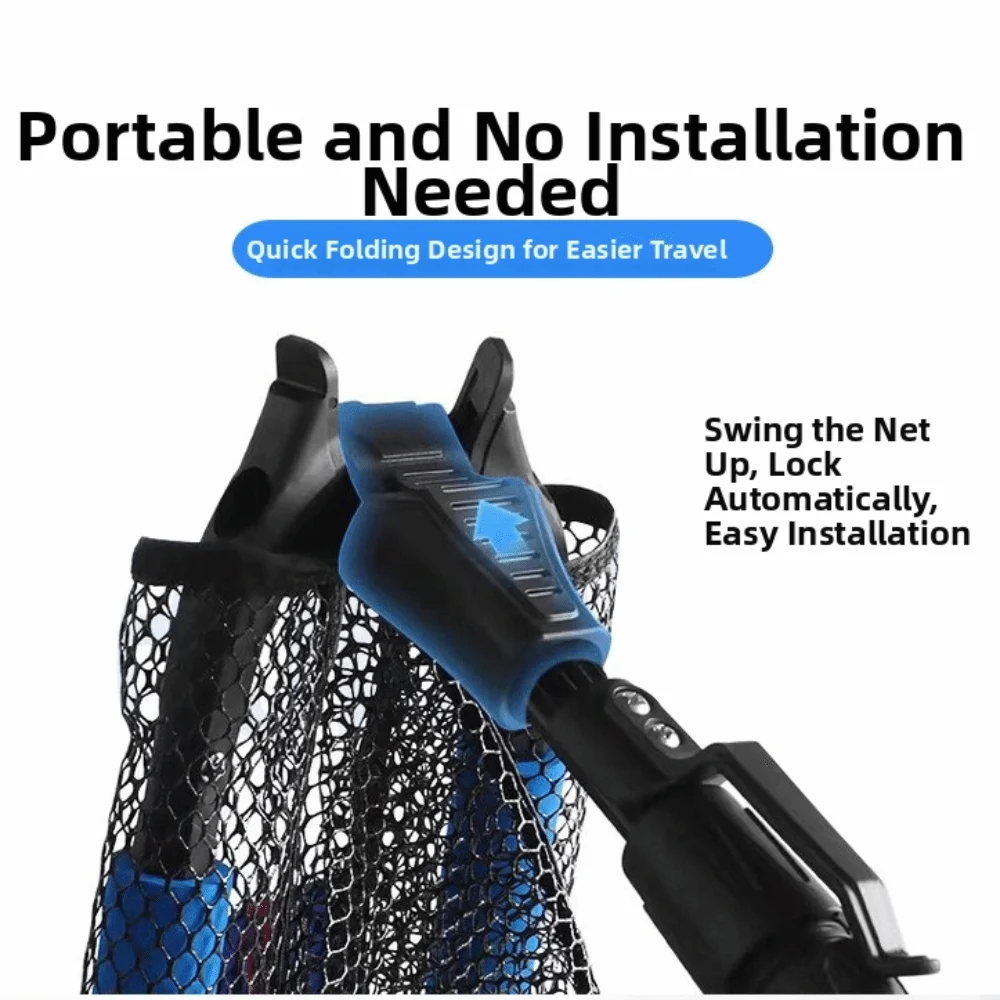 

Aluminium Alloy Floating Fishing Net Nylon Mesh Floating Telescoping Landing Net Foldable Retractable Handle