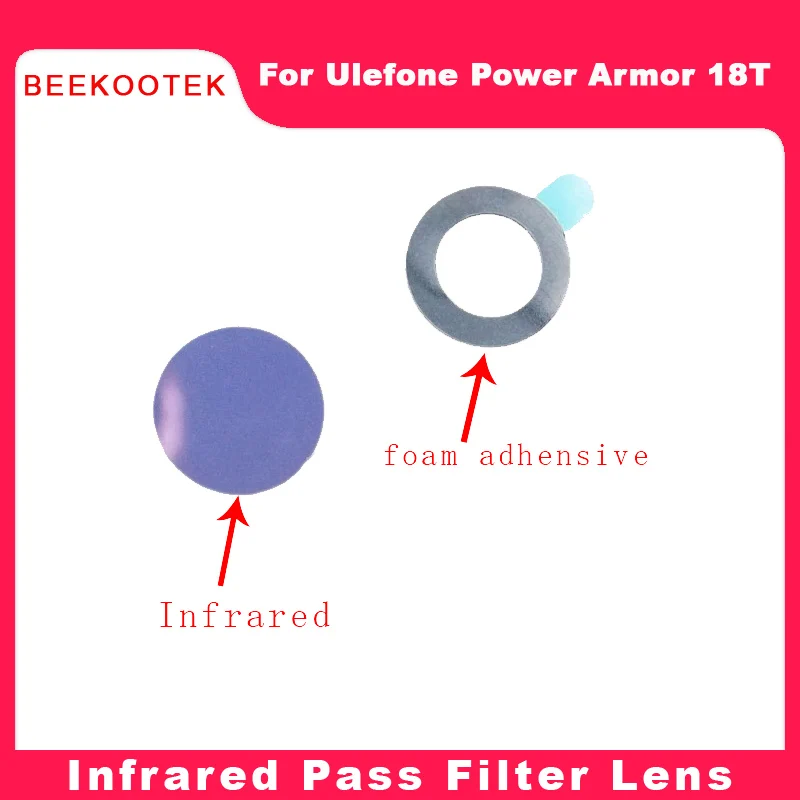 New Original Ulefone Power Armor 18T Infrared Pass Filter Lens With Adhesive Accessories For Ulefone Power Armor 18T Smart Phone