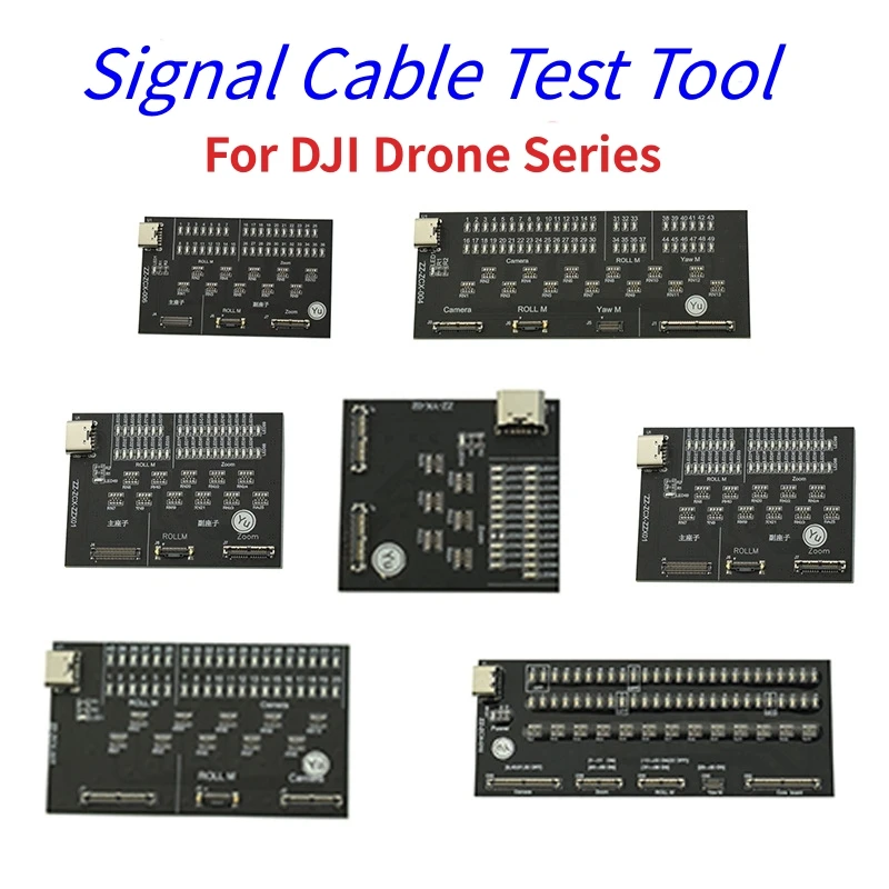 

Тестовая плата сигнального кабеля для подвеса камеры (гимбала) для DJI Mini 2/SE/3/3Pro/Mavic 3/Air 2/2S (серия дронов DJI)