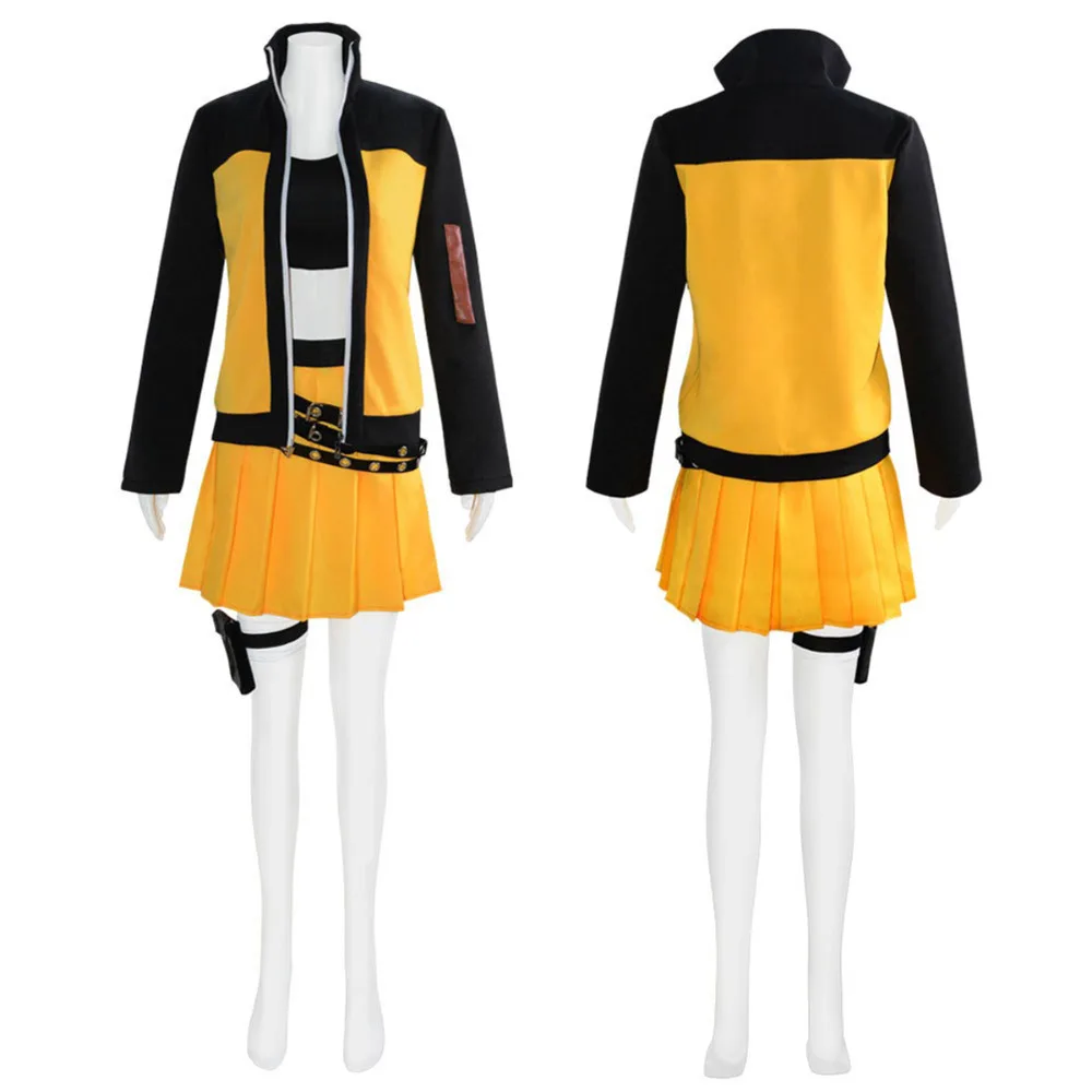 

Anime Seven Generations Cosplay Costume Full Sets Coat Skirt Uniform for Women Adult Halloween Carnival Party Clothes Roleplay