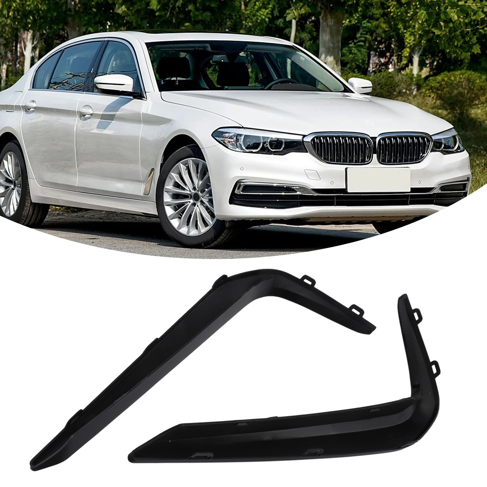 Fog Light Eyelids M-Sport Bumper Accent Professional Installation Recommended Seamless Integration As Shown In The Figure