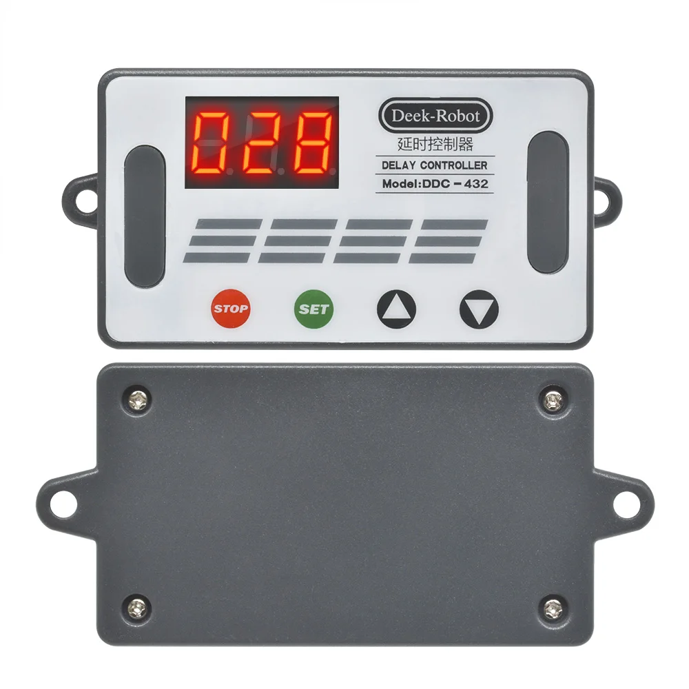 DC 5V-30V Dual MOS Time Delay Relay High Level Trigger LED Digital Display Cycle Time Timer Delay Switch Circuit 12V 24V 0-999