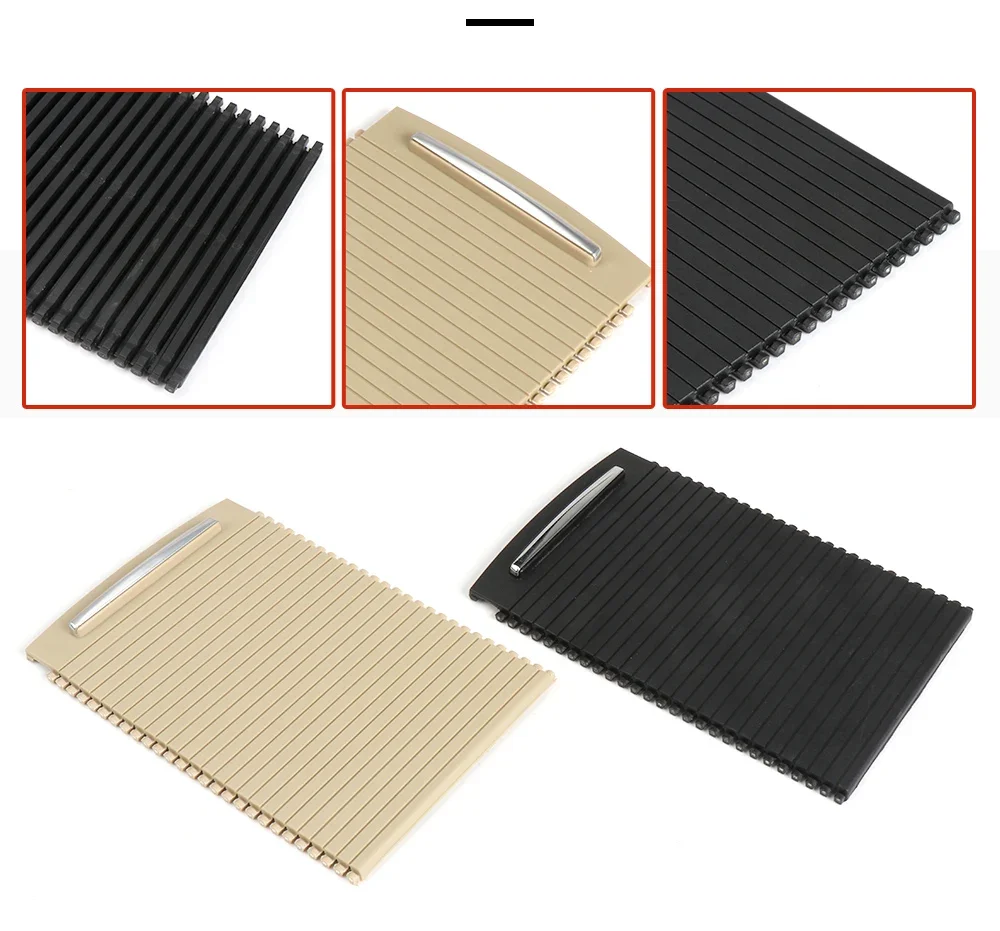 Für BMW E92 E93 M3 Auto Hinten Konsole Ablage Abdeckung Trim Abdeckung Rutsche Rollo Abdeckung Wasser Tasse Halter Vorhang 51166963913 – Detail 4