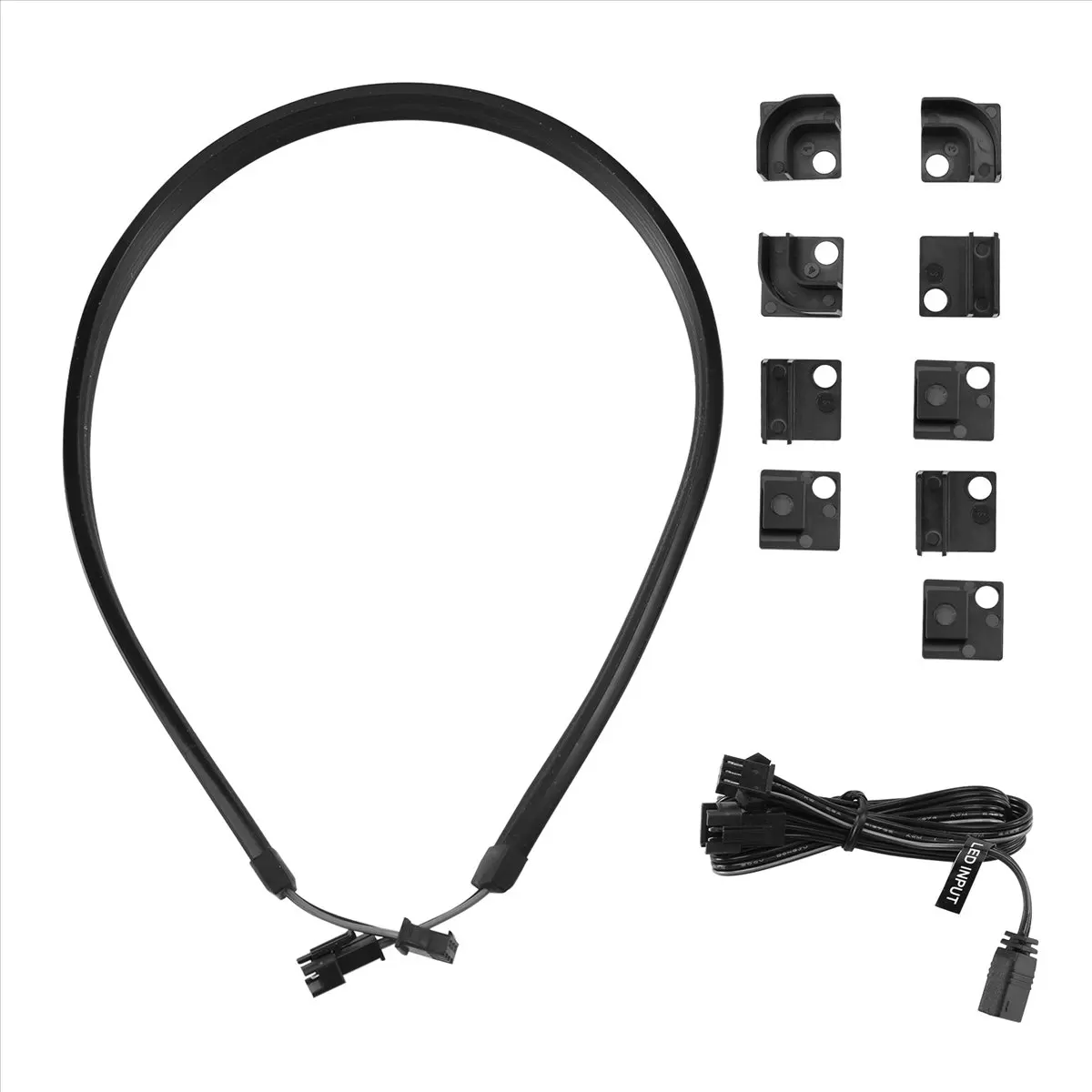 BAAE PHANTEKS M5 Light Strip ARGB Neon Computer Case Decoration Led Strip 5V 3PIN Light Header AURA 550mm