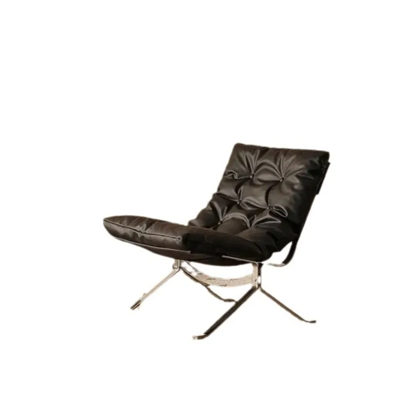 

Leisure chair Modern Nordic single high backrest recliner household lazy single sofa chair