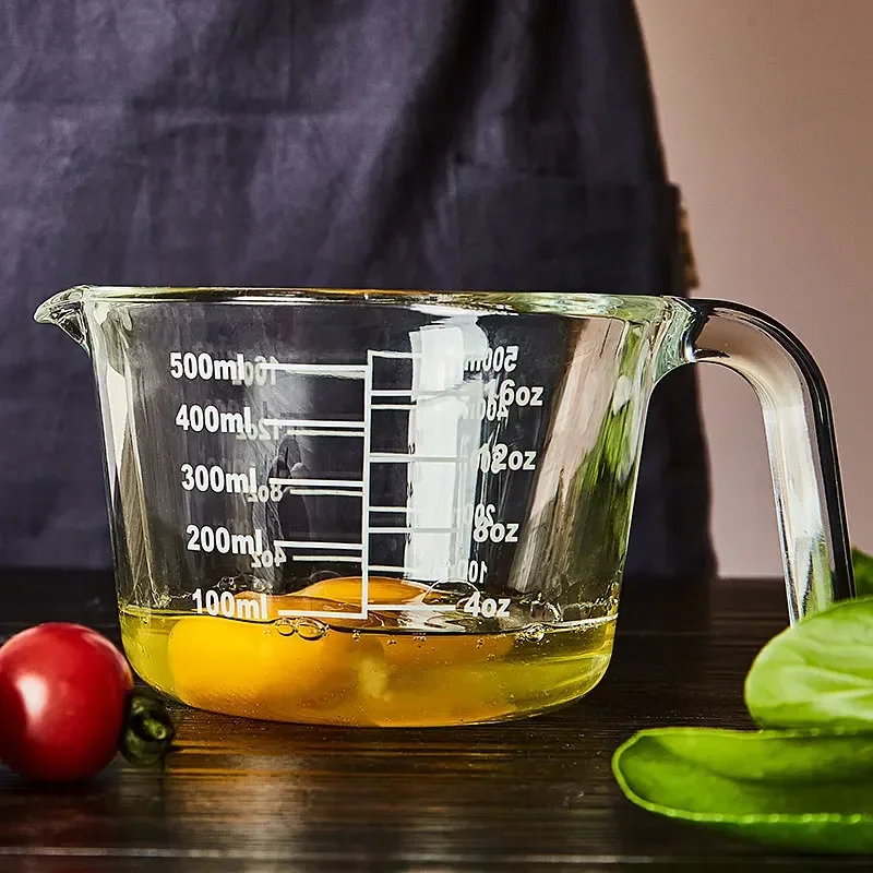 Pyrex Glass Graduated Mug Home Breakfast Measuring Baked Milk Microwavable 250ml 500ml 1000ml view 2