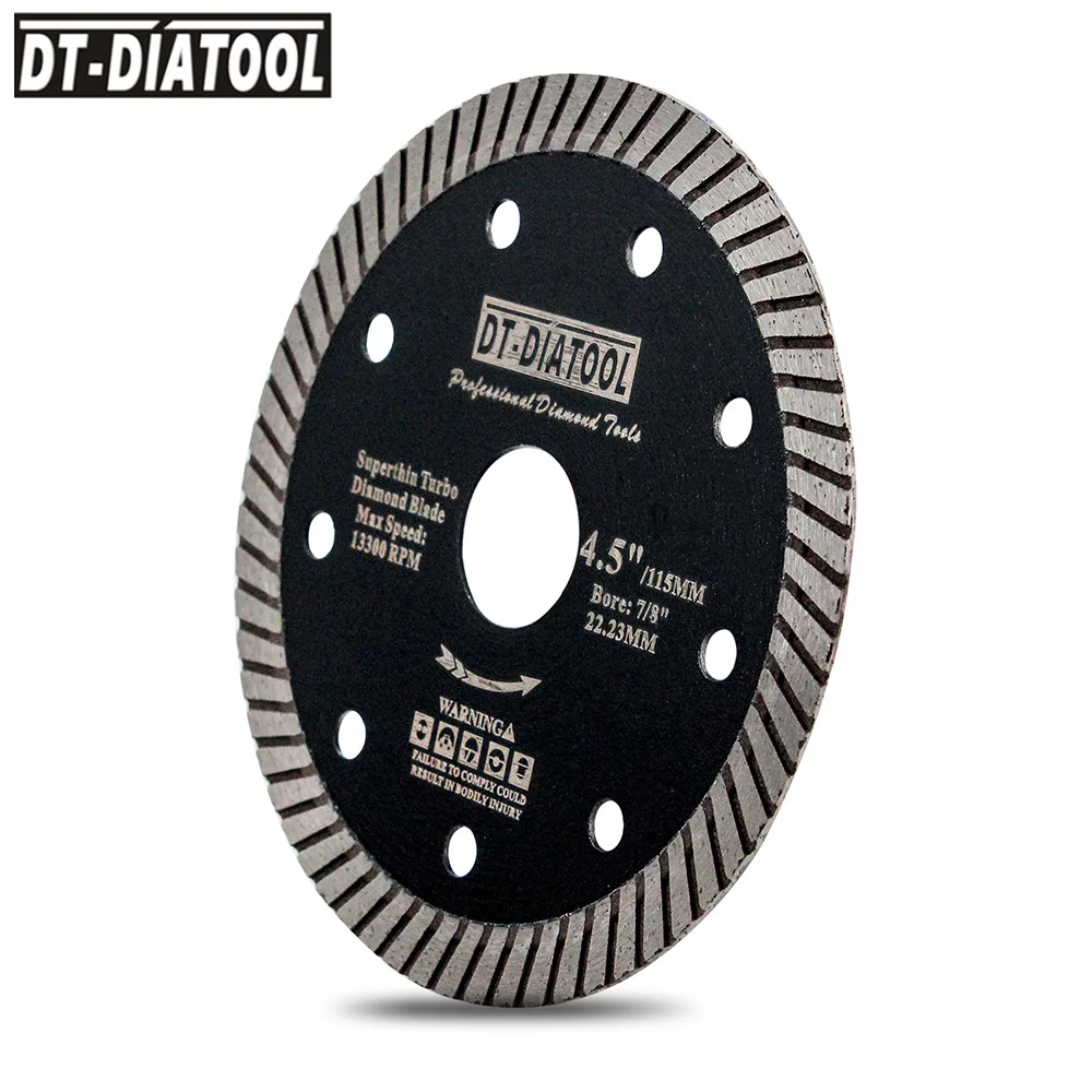 Diatool-タイル用ダイヤモンドソーブレード,磁器ディスクカッティングディスク,105/115/125mm,ホイール,大理石,花崗岩,1個