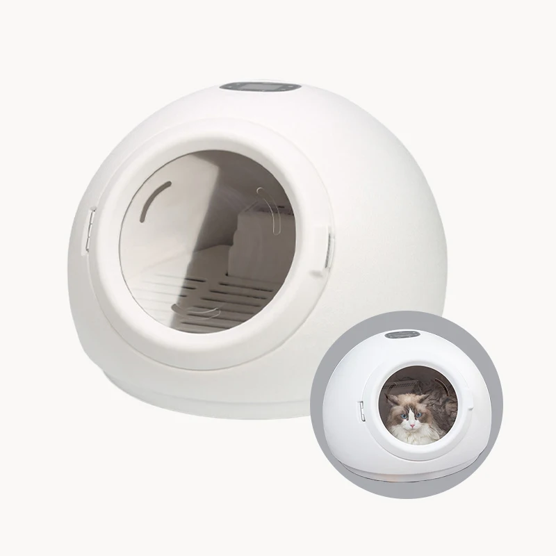 Pet Dryer for Cats Household Ultra Quiet with Smart Temperature Control Quick Dry Automatic Pet Hair Dryer