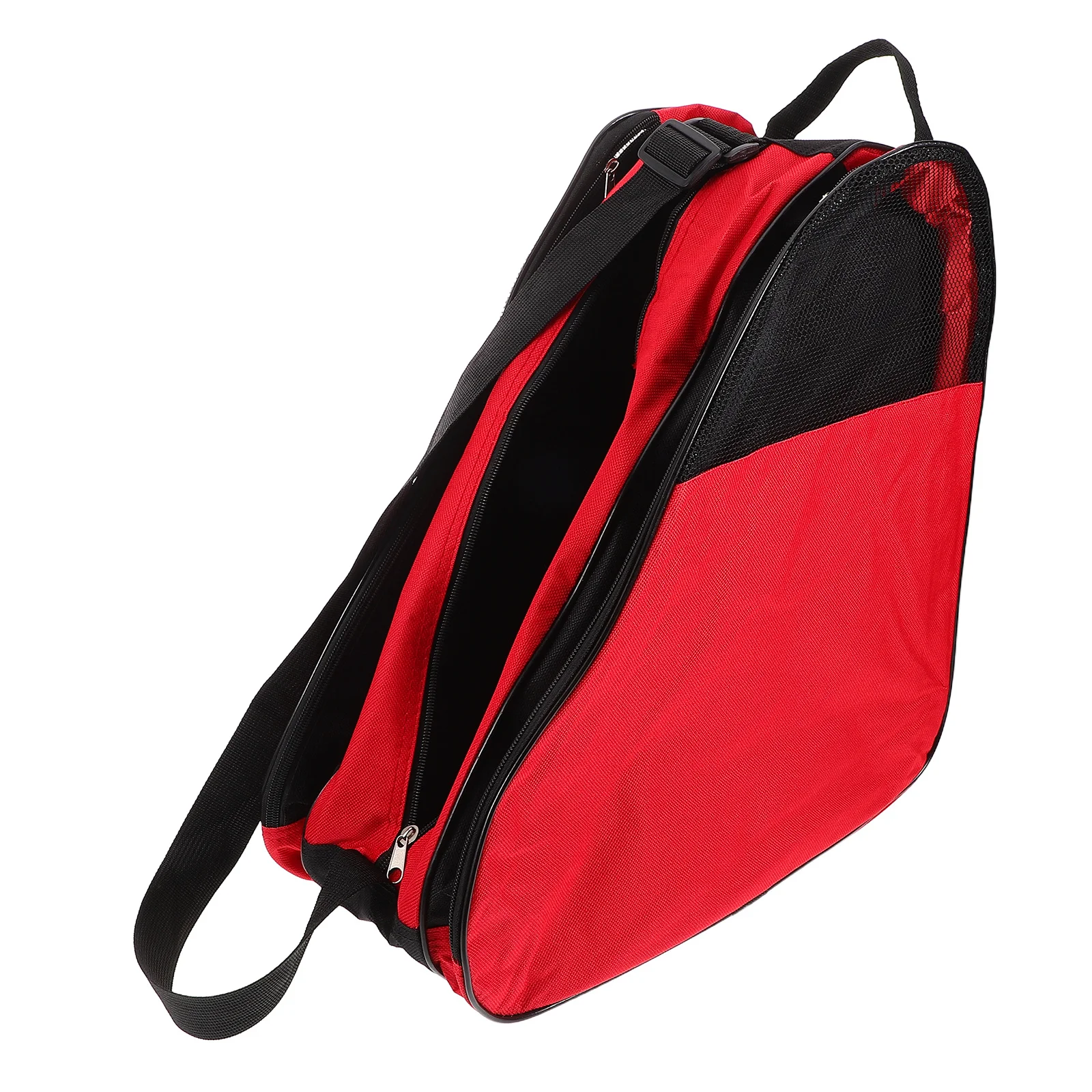 حقيبة تزلج دوارة للبالغين خفيفة الوزن ومتينة للتزلج على الجليد وحقيبة ظهر للتخزين وحامل أحذية التزلج على الجليد للجنسين