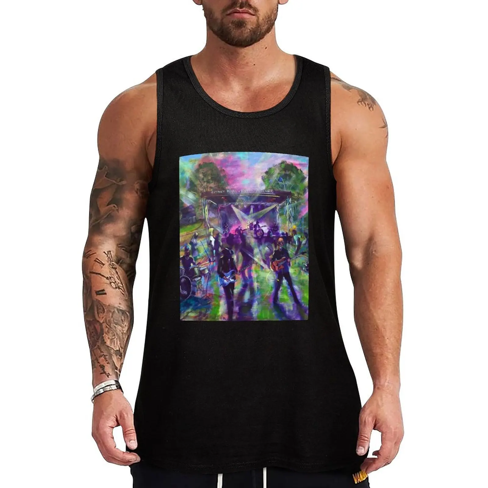 

Sydney Blues and Roots Festival - Cyril B Bunter Band -Ali Penny and the Hippos Tank Top Sleeveless T-shirt gym top