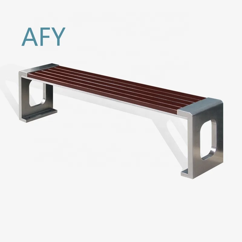Modern Iron Park Bench for Patio Outdoor Leisure Street Use Powder Coated Long Garden Seating Direct from China