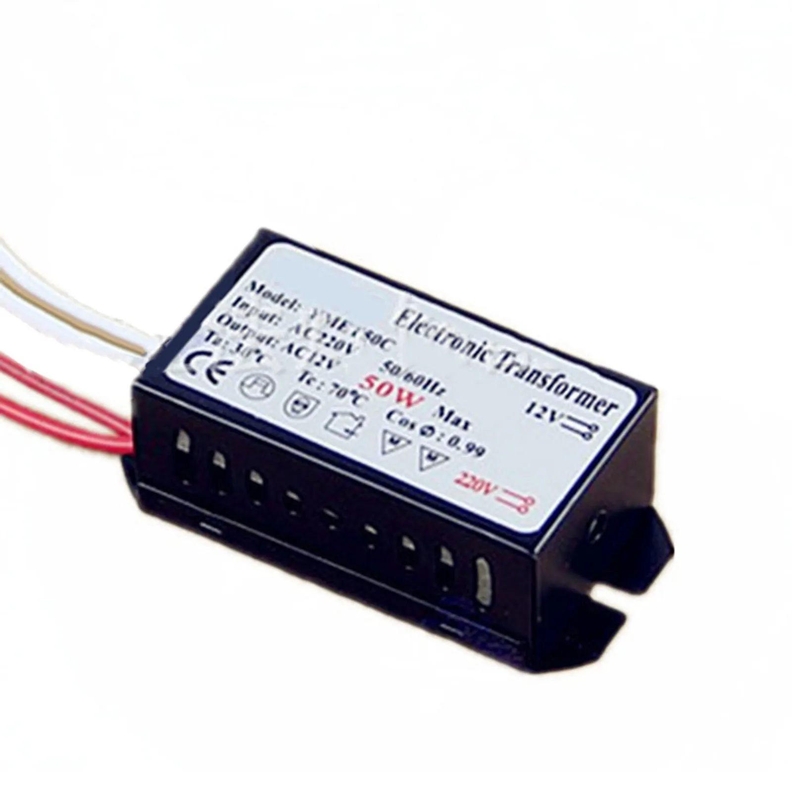 Efficient AC220V to AC12V Electronic Transformer for HalogenXenon Lights Noise Free Operation (100 characters)