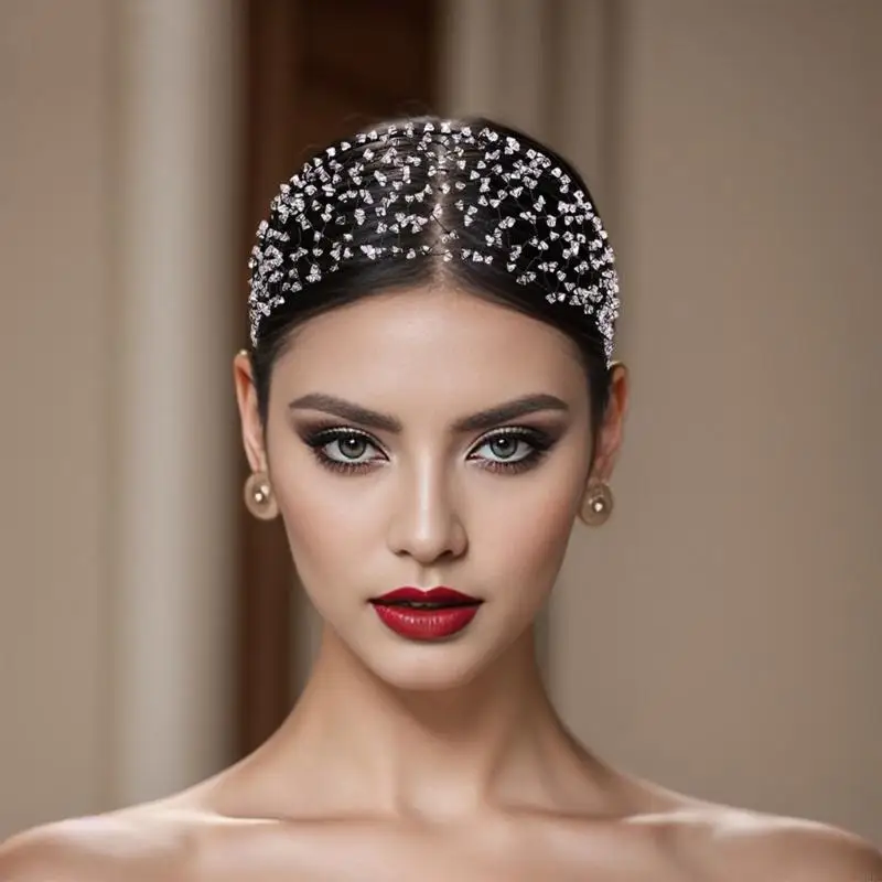 39BC Women Hairbands Decorative Bridal Birthday Party Photo Props for Washing Face