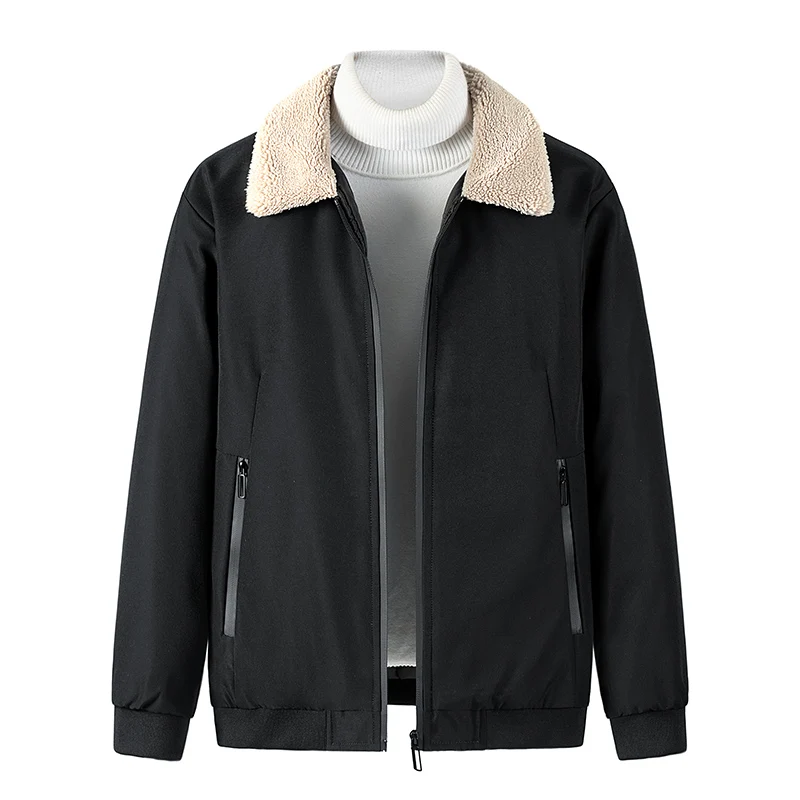 ยี่ห้อแจ็คเก็ตฤดูหนาวเสื้อผู้ชายใหม่ Heavy Parker Coat เสื้อคลุมแบบมีซิปเสื้อฤดูใบไม้ร่วงฤดูหนาวเสื้อโค้ทเด็กผู้หญิง Solid Collar Windbreaker Jacket