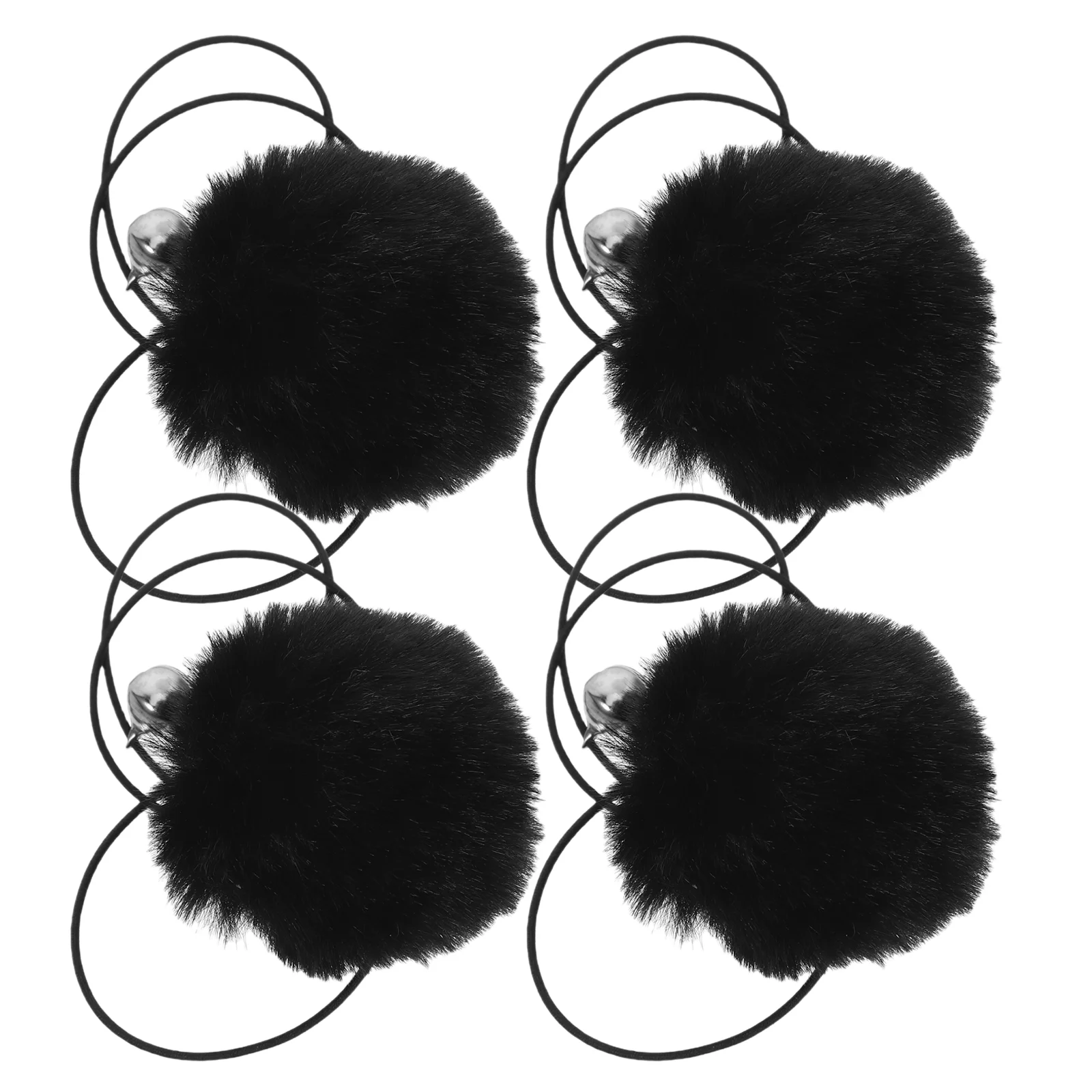 

4 Pcs Bell Toys Cat Scratching Post Replacement Ball Danglings Tree Trees Multi-compartment