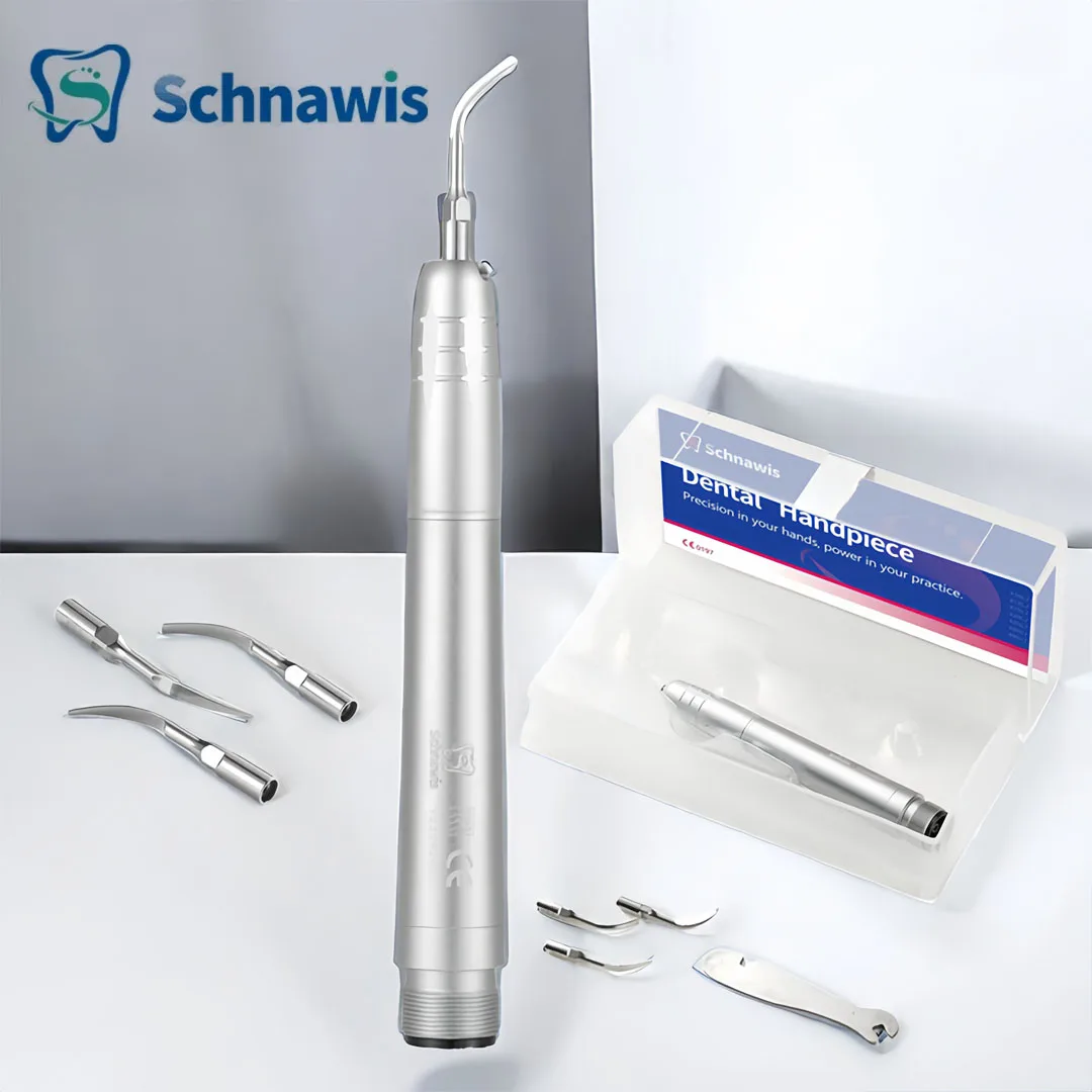 

Schnawis Dental Ultrasonic Scaler Handpiece Air Scaler Handpiece Sonic Scaler Tooth Cleaner With 3 Tips 2/4 Hole Dentistry Tool