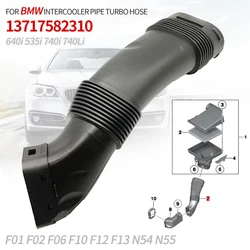 Tubo de entrada do ar para BMW, tampa do filtro de ar, auto acessórios, N54, N55, 640i, 535i, 740i, 740Li, F02, F06, F10, F12, F13