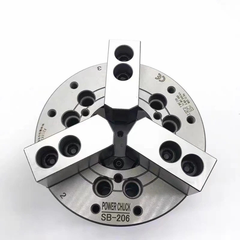 Three-jaw hollow hydraulic chuck, steel body, high precision SB-204 205 206 208 210 212 215 inch