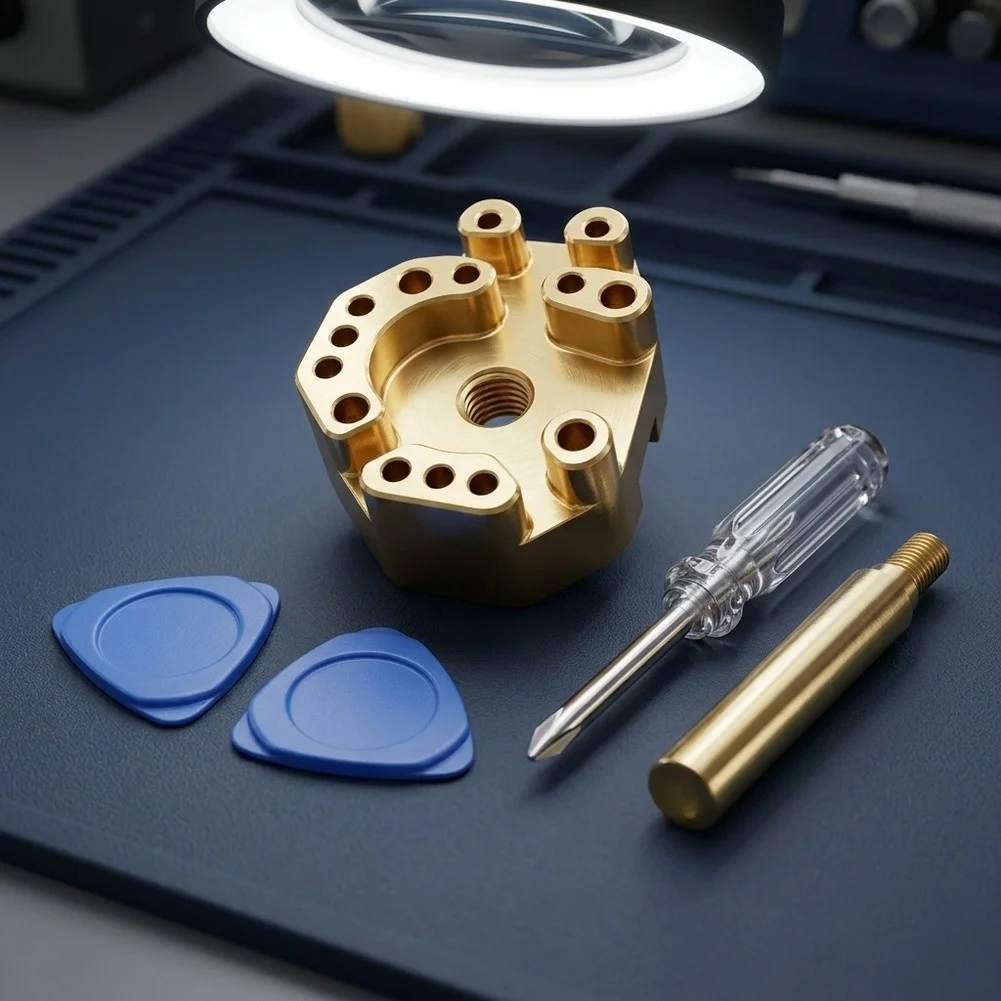 For PS5 For Xbox One Joystick Soldering for Iron Tip Kit with Triangle Opening Tools Screwdriver and Adapter for Easy Repair