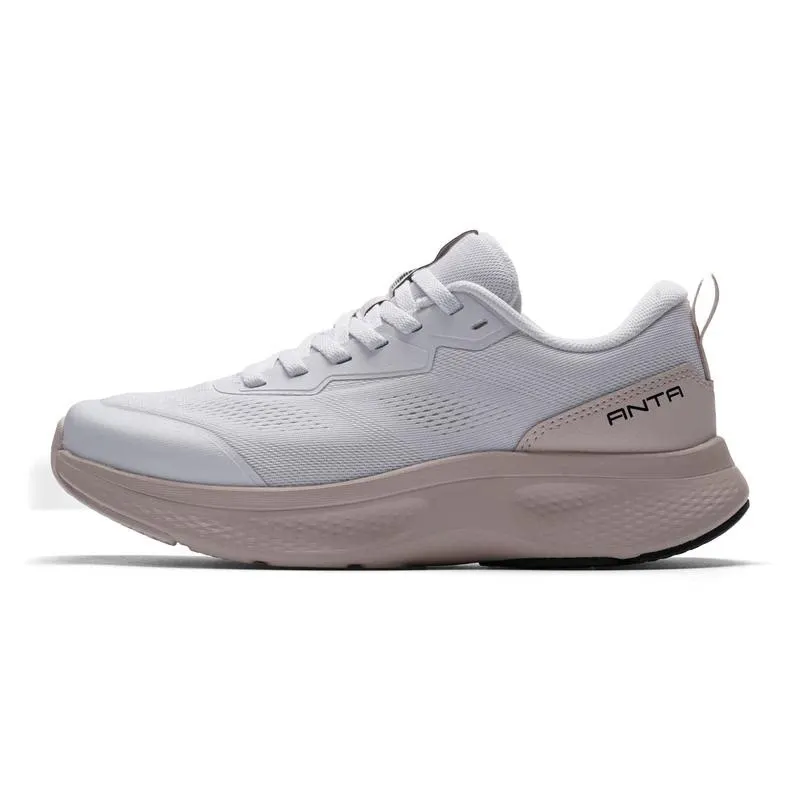 ANTA  122547713-2 Womens Athletic Sneakers Soft Thick Sole Breathable Mesh Comfortable Outdoor Running Footwear