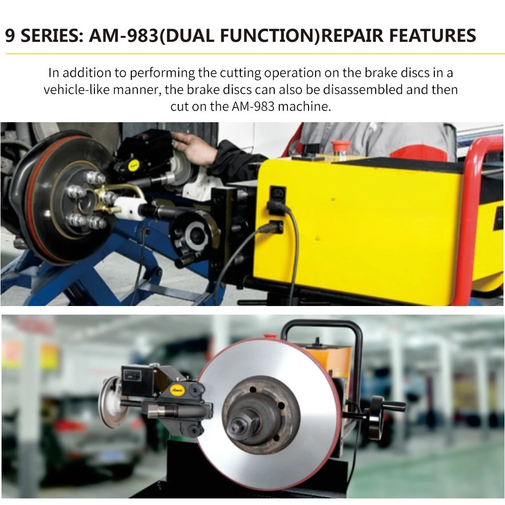 Multifunctional automotive optical drive disc grinder brake disc polisher