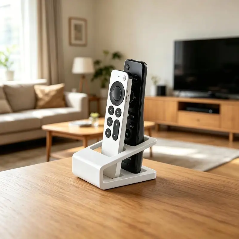 Hot 2-Hole Remote Control Storage Stand - Practical Desktop Storage Stand For Home Office Daily Use