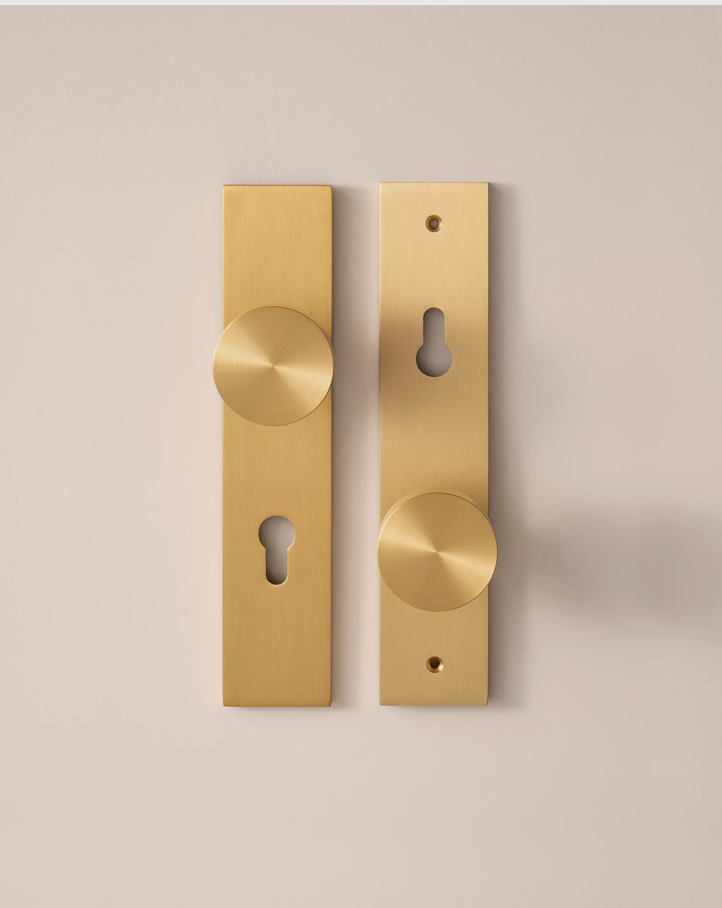 DOOROOM Messing-Türschloss-Set, Panelschlösser, integrierte Schlösser, Innentürschloss, dekoratives Schloss, Durchgangsschloss, Türgriff – Detail 13